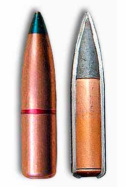 7,62-мм трассирующая пуля 7,62x54 винтовочного патрона Т-46