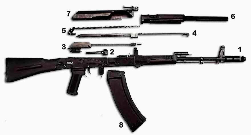 AK 107 assault rifle