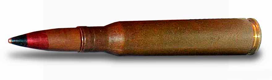  Cartridges with armour piercing incendiary bullet 12.7 B-32 (57-BZ-542 and 7-BZ-2)
