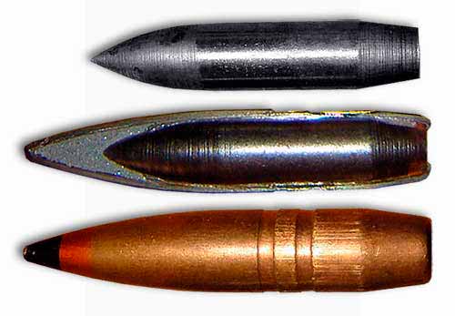 Бронебойно-зажигательная пуля патрона 12,7 Б-32