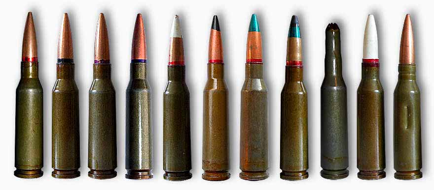 5.45 mm submachine gun cartridges