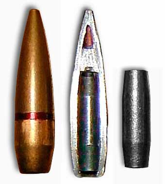 A bullet cartridge 5.45 PS (7N6)