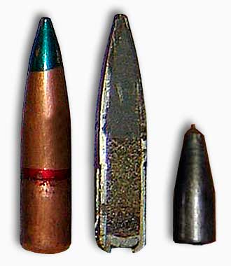 A bullet cartridge 5.45 TM (7T31)