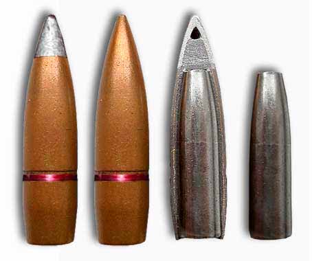 7.62-mm bullet with steel core 7,62 x54 rifle cartridge LPS