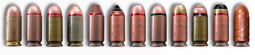 9 mm pistol cartridges