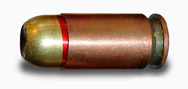 Cartridge with increased breakdown ability bullet RG 028
