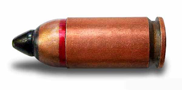 Cartridge with heightened breakdown ability bullet 9x19 PBP (7N31)