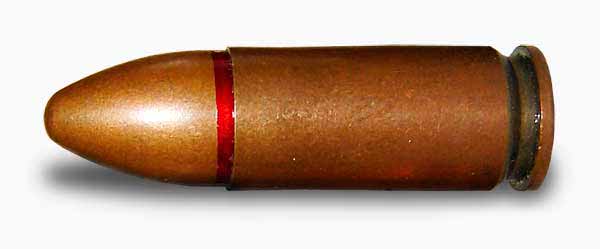 Cartridge with ordinary core bullet 9x21 P (7N28 or SP11)