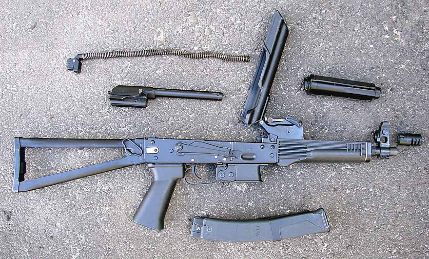 Неполная разборка пистолета-пулемета ПП-19-01 «Витязь»