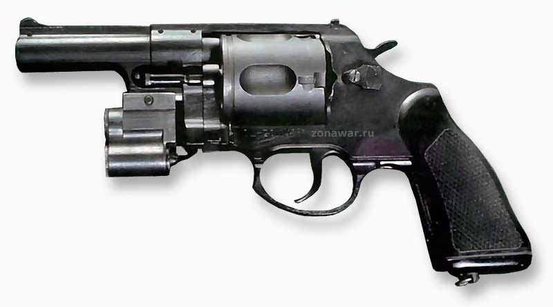 револьвер ОЦ-20 «Гном» c лазерным целеуказателем