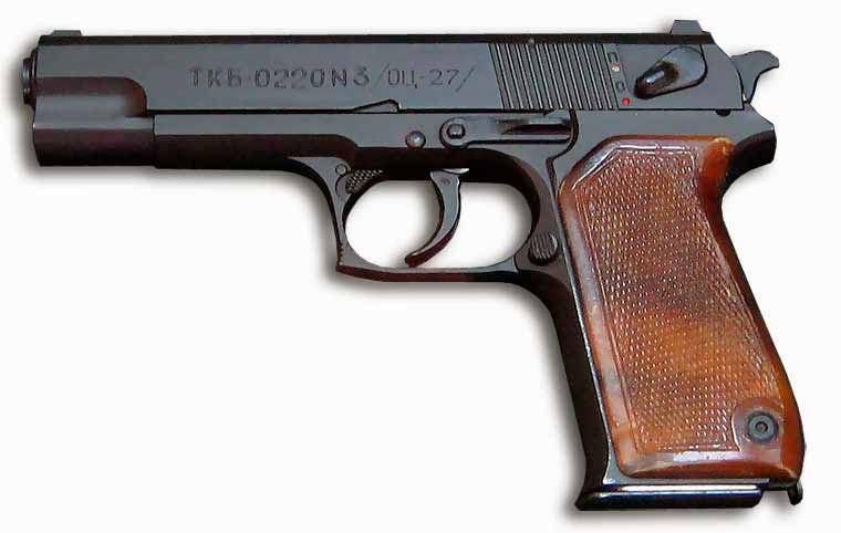 9 mm OTs-27 Berdysh pistol